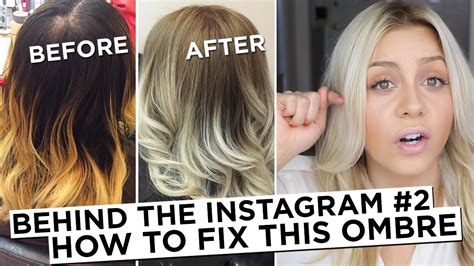 Using vinegar is one of the best natural ways to get rid of brassiness. Behind the Instagram #2 - How to Fix Brassy Blonde Ombre ...