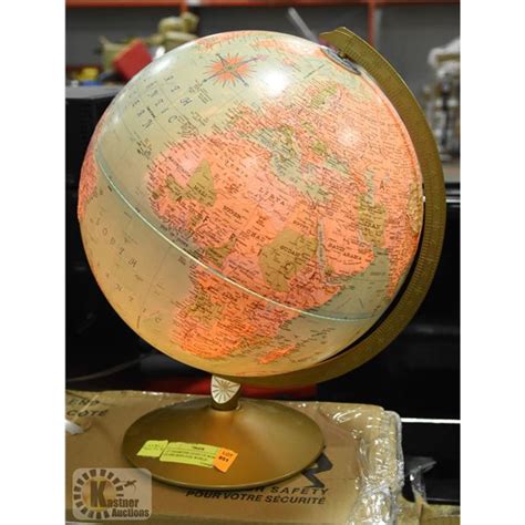 12 Diameter Light Up World Globe Replogie World