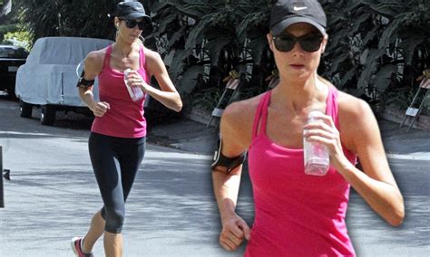 Stacy Keibler Shows Off Supermodel Statistics During Workout Daily