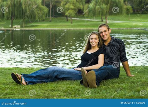Cute Couple Western Camping Hiking Couple In Love Spend Free Time