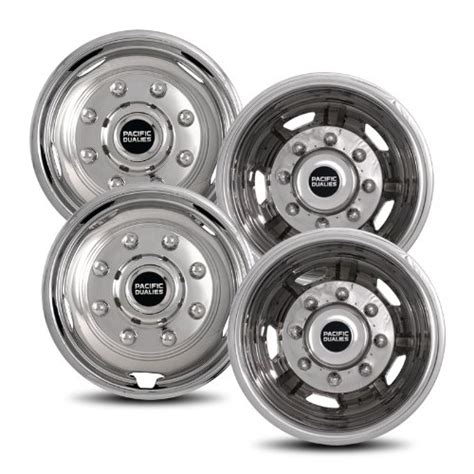 Buy Pacific Dualies 30 1708 17 Polished Stainless Steel Wheel