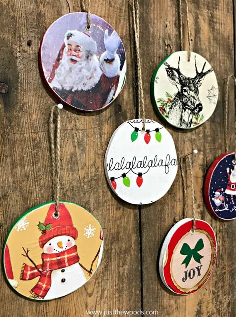 How To Make Easy Diy Wooden Christmas Ornaments