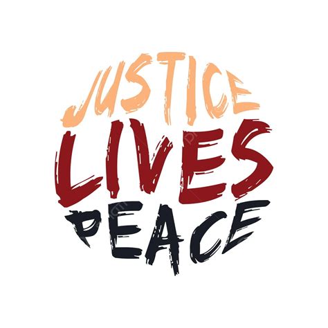La Justicia Vive Letras De Paz Diseño De Tipografía Ilustraciones Error
