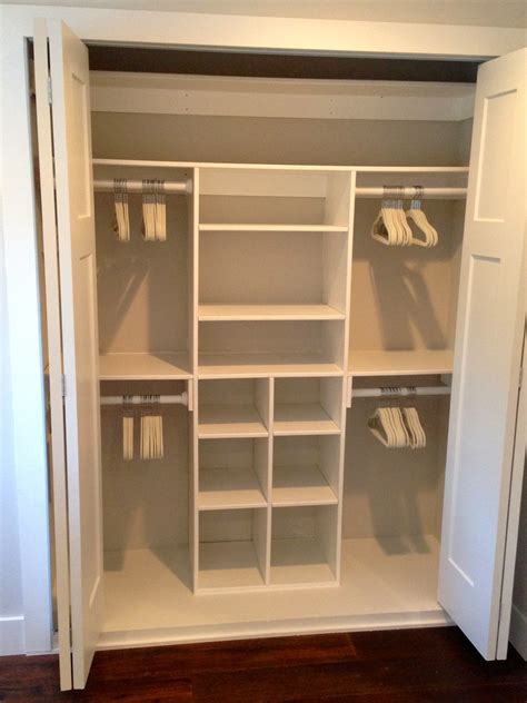 Discount closets will remove the existing closet system, which is all the wire/ wood shelving, spackle the holes (no plastering/no sanding) with a discount also offers pvc edge banding, and real wood edging. Ana White | Just My Size Closet - DIY Projects