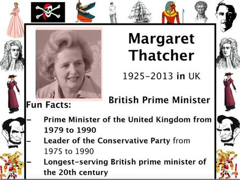 Margaret Thatcher Packet And Activities Important Historical Figures