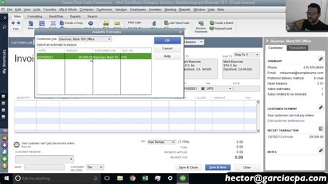 Progress Invoicing In Quickbooks Desktop Enterprise Youtube