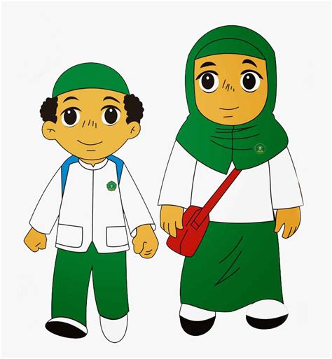 Anak Kartun Muslim Png Clipart Cartoon Child Moslem Kids Cartoon