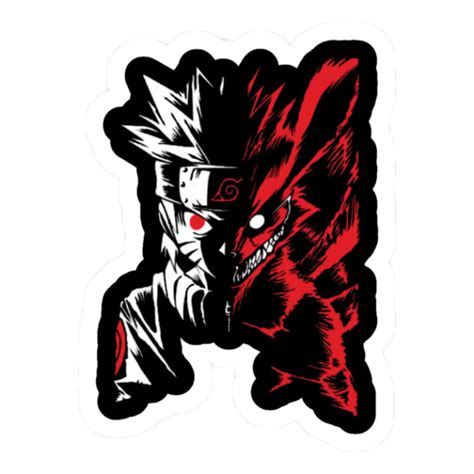 Kurama X Naruto Stickernitn