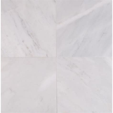 Ms International Greecian White 12 In X 12 In Honed Marble Floor And