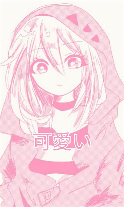 Aesthetic Black And Pink Anime Background Aesthetic Anime Girl