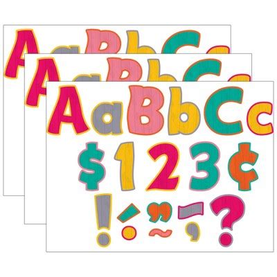 Teacher Created Resources Tropical Punch Funtastic Letters Combo