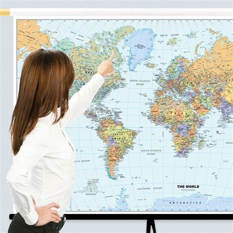 Classroom Wall Maps Best Wall Maps Big Maps Of The Usa Big World