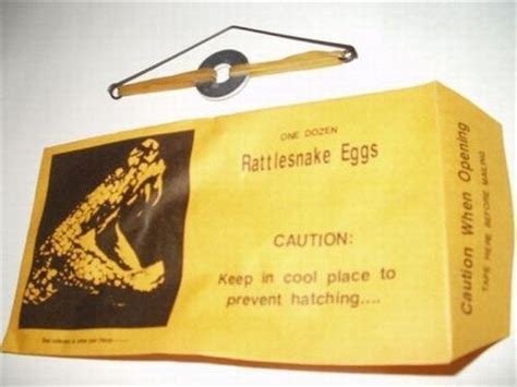 Details About Rattlesnake Egg Prank Envelopes Funny Joke Gag