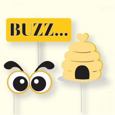 Bumble Bee Handmade Photo Booth Props Set Honey Bee Baby Shower Bee