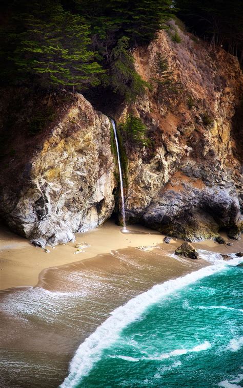 Mcway Falls In Big Sur Places To Travel California Travel Big Sur