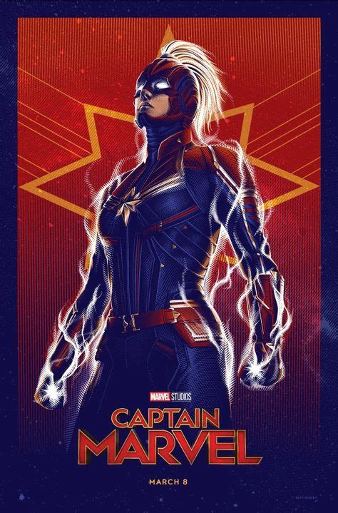 Captain Marvel Fan Poster Created By Tracie Ching Captain Marvel