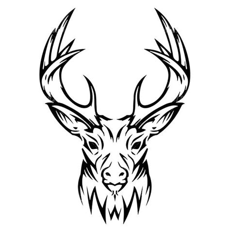 A Head Of A Tribal Deer And Symbolizes Power And Strength The Tattoo