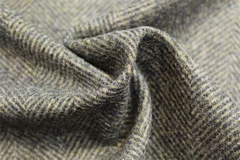 Heavyweight Wool Herringbone Tweed Coating Fabric Bz61 Ebay