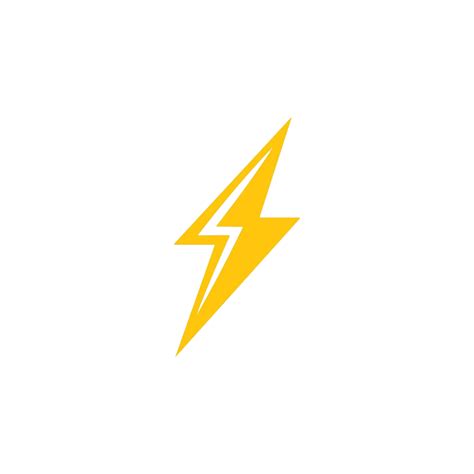 Lightning Logo Template Element Creative Speed Vector Element