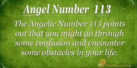 Angel Number 113 Meaning A Symbol Of Positivity And Optimism