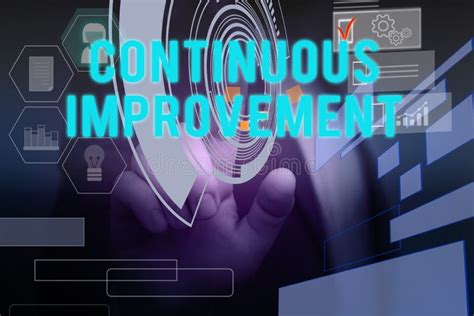 Text Sign Showing Continuous Improvement Conceptual Photo Ongoing