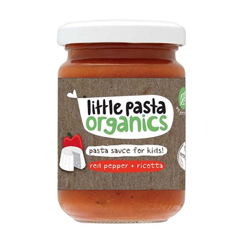 Little Pasta Organics Red Pepper And Ricotta Sauce From £235 Gbp Ulula