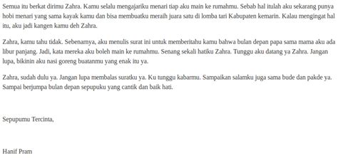 Konten seputar informasi viral, viral tiktok mau pun sosial media. 5+ Contoh Surat Pribadi: Untuk Sahabat, Guru, Kakak, Keluarga