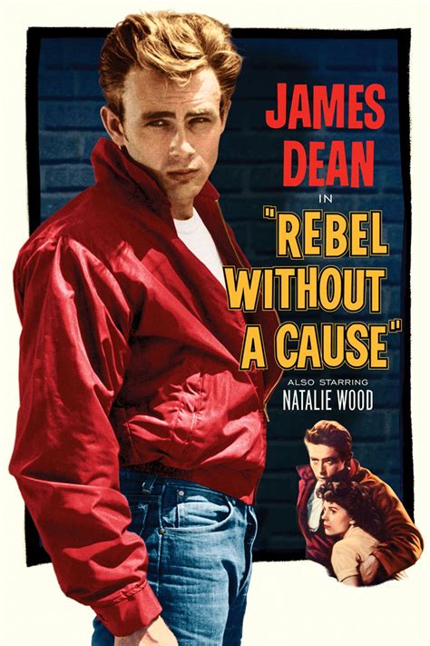 Rebel Without A Cause James Dean Vintage Movie Poster 804 Poster Canvas Wall Art Print