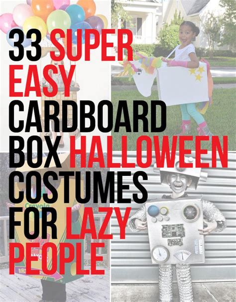 You could be an old tv set! Homemade Cardboard Halloween Costumes Create fun Halloween costumes from recy… | Boxing ...