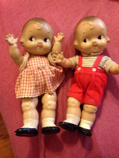 Antique Campbell Soup Kid Twins Dolls Composition S Rare Campbell S Kid Kid Soups And