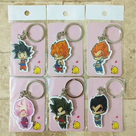 Maybe you would like to learn more about one of these? 6PCS/lot Dragon Ball Keychain Goku Keyrings Key Chain Hot Sale Custom made Anime Key Ring HS01 ...