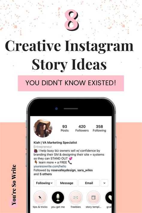 An Iphone With The Text 8 Creative Instagram Story Ideas You Didnt