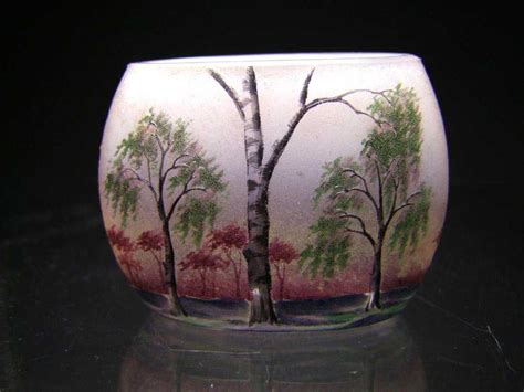 Miniature Daum Nancy Cameo Vase