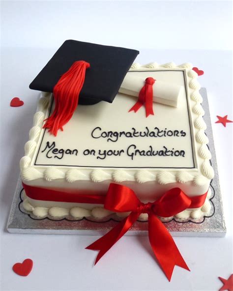 Mortarboard And Scroll Graduation Cake Karens Cakes