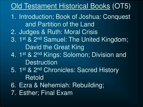 Ppt Old Testament Historical Books Ot5 1 And 2 Kings Powerpoint