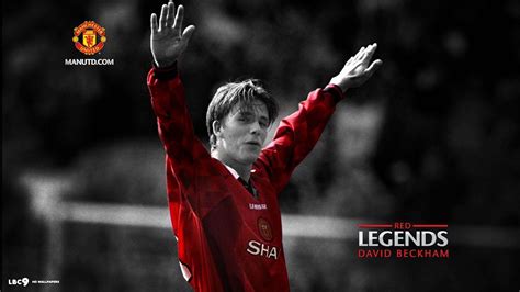 Download Manchester United Legend Players David Beckham Wallpaper