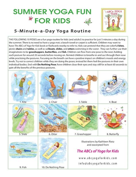 Yoga poses for kids often mimic our natural surroundings and may be interpreted in different ways. Yoga for Kids