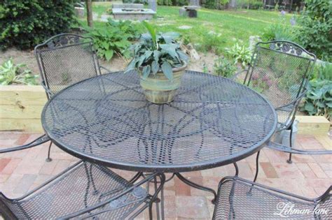 How To Clean Black Metal Patio Furniture Love My Patio Club