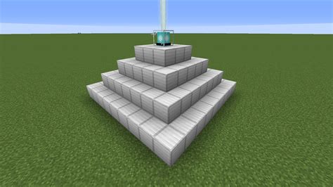 How To Make A Beacon In Minecraft Beacon Tutorial Youtube
