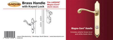 Larson Brass Replacement Surface Mount Lever Handle For