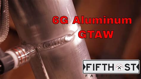 How To TIG Weld 6g Aluminum Pipe GTAW YouTube