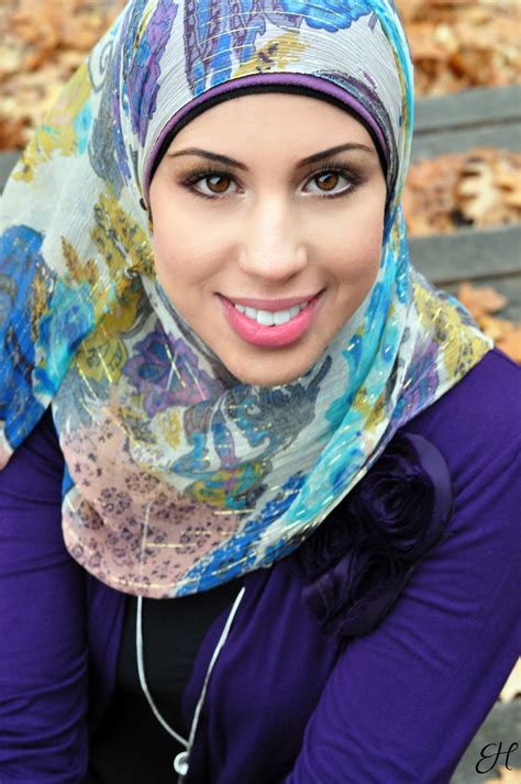Beautiful Hijab ♥ Plain Shirt Patterned Scarf Instagram Hijabsbyhanan Hijabs By Hanan