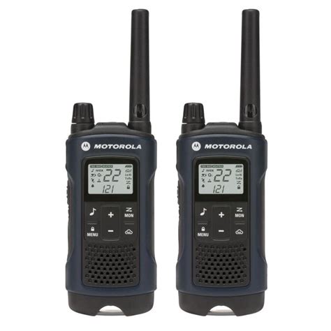 Motorola Rechargeable Two Way Radios 2 Pack In Dark Blue In The