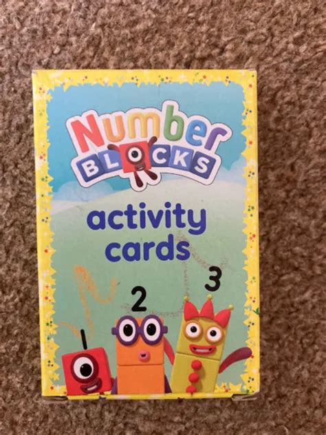 Cbeebies Numberblocks 52 Activity Cards 3 Great Number Blocks Games