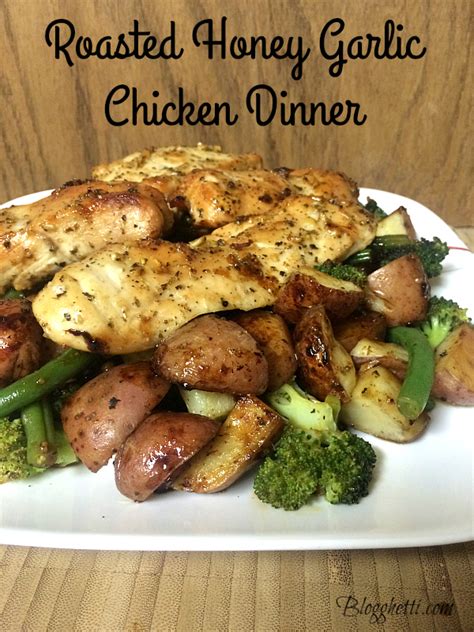 In a bowl, dd the honey, dijon mustard, chicken broth, wine and salt. Roasted Honey Dijon Garlic Chicken & Vegetables