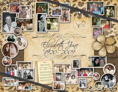 Remembrance Photo Collage Design Only Etsy Photo Collage Design