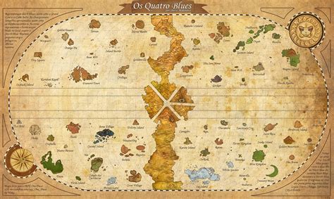 the map of the one piece world (com imagens) | Anime, Desenhos animados
