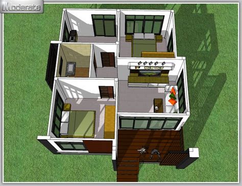 Myhouseplanshop Small House Plan Designed For 60 Square Meters 18