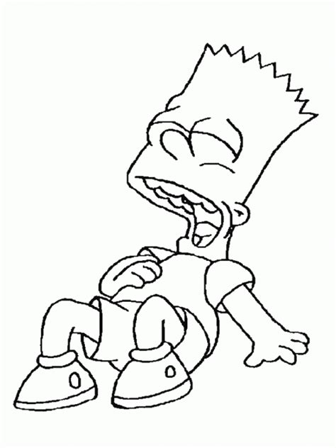 Bart Simpson Cartoon Coloring Pages Coloring Pages Hipster Drawings