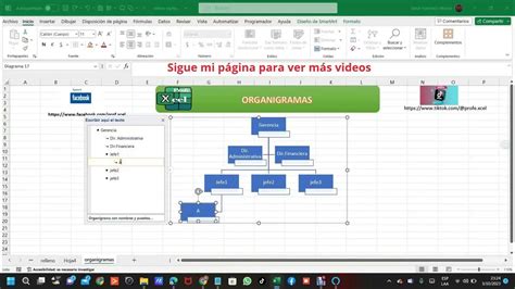 Crear Organigramas En Excel Con Smartart Youtube
